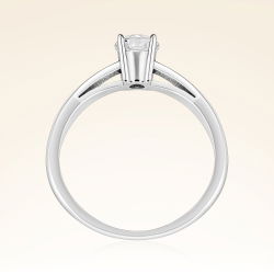 D Renk 0,40 Karat HRD Sertifikalı Tektaş Pırlanta Yüzük - 3