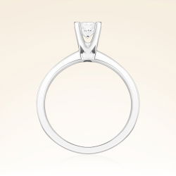 D Renk 0,40 Karat HRD Sertifikalı Tektaş Pırlanta Yüzük - 3