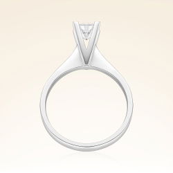 D Renk 0,50 Karat HRD Sertifikalı Tektaş Pırlanta Yüzük - 3