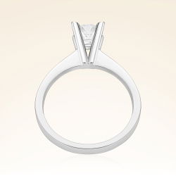 D Renk 0,50 Karat HRD Sertifikalı Tektaş Pırlanta Yüzük - 3