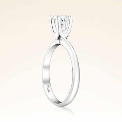 D Renk 0,60 Karat HRD Sertifikalı Tektaş Pırlanta Yüzük - Pare Pırlanta