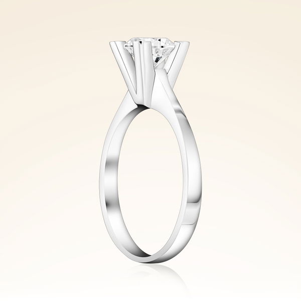 E Renk 0,90 Karat HRD Sertifikalı Tektaş Pırlanta Yüzük - Pare Pırlanta