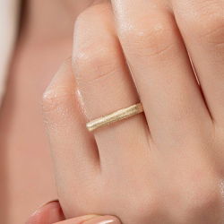 Dokulu Çift Alyans - 3