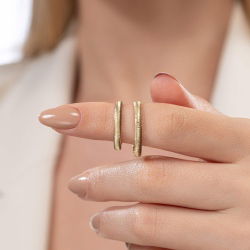 Dokulu Çift Alyans - 4