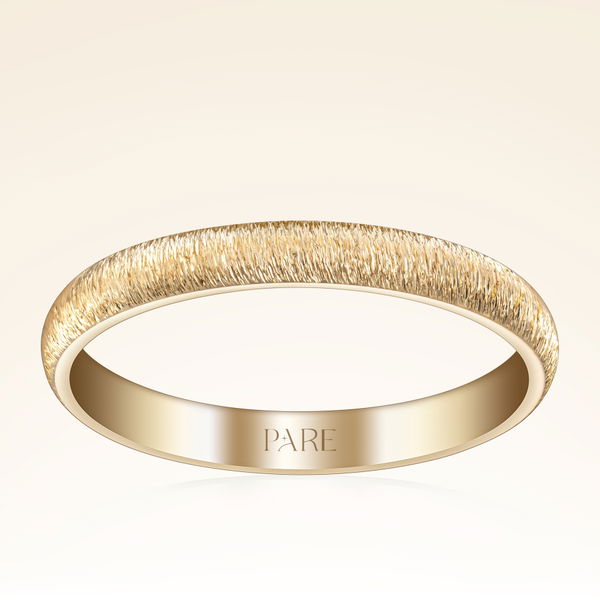 Dokulu Erkek Alyans - Pare Pırlanta