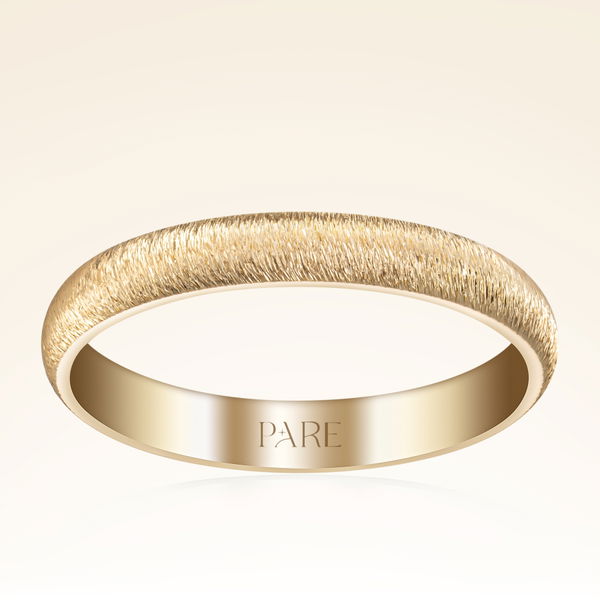 Dokulu Kadın Alyans - Pare Pırlanta