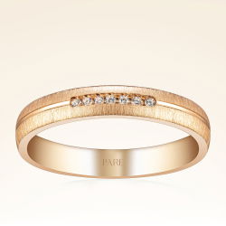 Dokulu Sıra Taşlı Kadın Alyans - 1