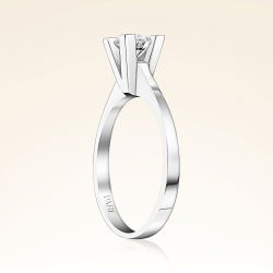 E Renk 0,60 Karat HRD Sertifikalı Tektaş Pırlanta Yüzük - 2