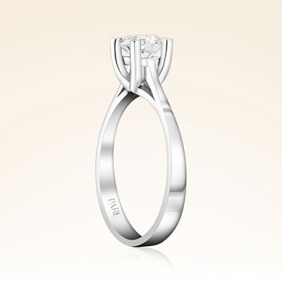 E Renk 0,60 Karat HRD Sertifikalı Tektaş Pırlanta Yüzük - Pare Pırlanta