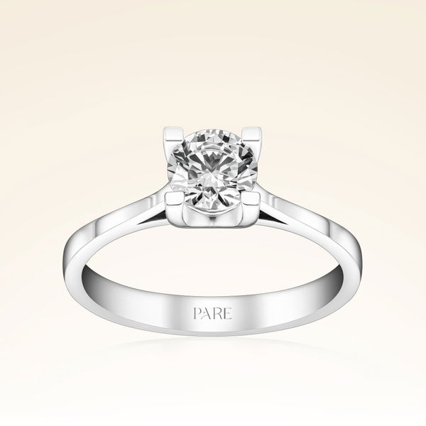 E Renk 0,60 Karat HRD Sertifikalı Tektaş Pırlanta Yüzük - Pare Pırlanta