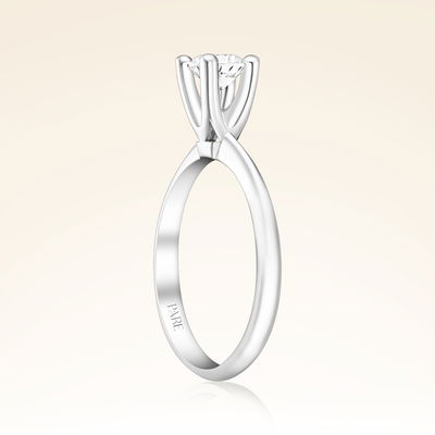 E Renk 0,60 Karat HRD Sertifikalı Tektaş Pırlanta Yüzük - Pare Pırlanta