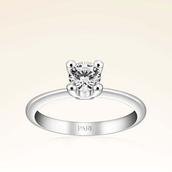 E Renk 0,60 Karat HRD Sertifikalı Tektaş Pırlanta Yüzük - Pare Pırlanta