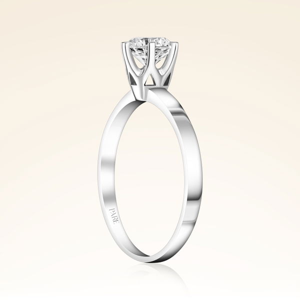 E Renk 0,70 Karat HRD Sertifikalı Tektaş Pırlanta Yüzük - Pare Pırlanta