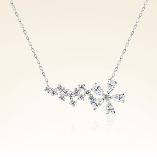 0,85 Karat Fantezi Pırlanta Kolye - Pare Pırlanta