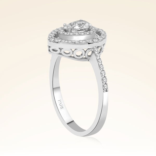 0,75 Karat Fantezi Pırlanta Yüzük - Pare Pırlanta