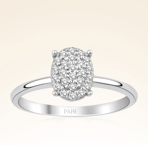 0,19 Karat Fantezi Pırlanta Yüzük - Pare Pırlanta