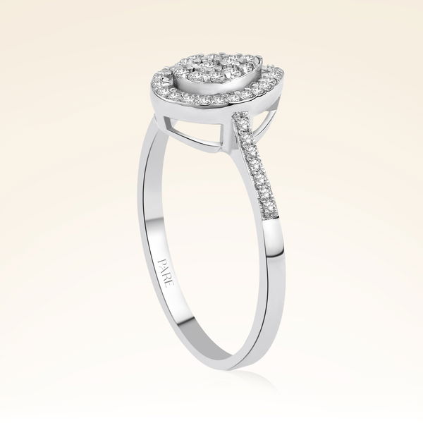 0,26 Karat Fantezi Pırlanta Yüzük - Pare Pırlanta