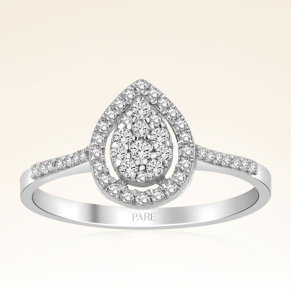 0,26 Karat Fantezi Pırlanta Yüzük - Pare Pırlanta