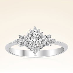 0,60 Karat Fantezi Pırlanta Yüzük - 1