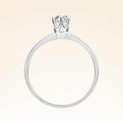 G Renk 0,30 Karat HRD Sertifikalı Tektaş Pırlanta Yüzük - 3