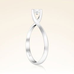 G Renk 0,30 Karat HRD Sertifikalı Tektaş Pırlanta Yüzük - 2