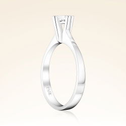 G Renk 0,30 Karat HRD Sertifikalı Tektaş Pırlanta Yüzük - 2