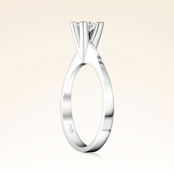 G Renk 0,30 Karat HRD Sertifikalı Tektaş Pırlanta Yüzük - Pare Pırlanta