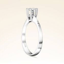 G Renk 0,30 Karat HRD Sertifikalı Tektaş Pırlanta Yüzük - 2