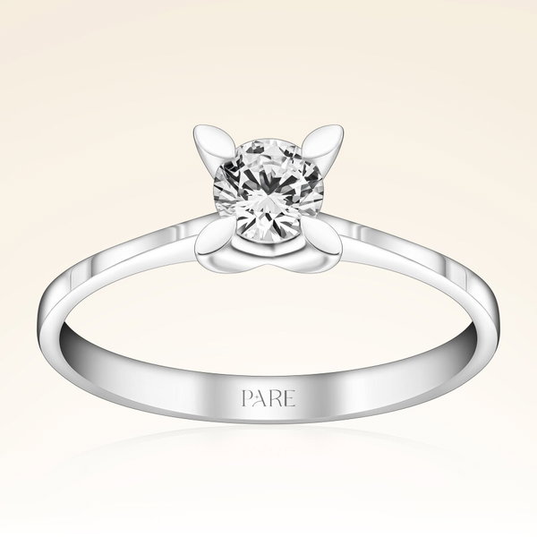 G Renk 0,30 Karat HRD Sertifikalı Tektaş Pırlanta Yüzük - Pare Pırlanta