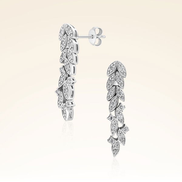 G Renk 0,30 Karat Pırlanta Küpe - Pare Pırlanta