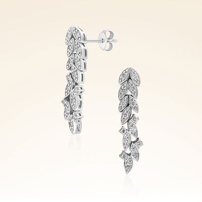 G Renk 0,30 Karat Pırlanta Küpe - Pare Pırlanta