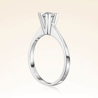 G Renk 0,40 Karat HRD Sertifikalı Tektaş Pırlanta Yüzük - Pare Pırlanta