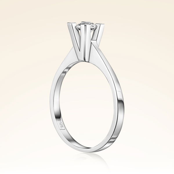 G Renk 0,40 Karat HRD Sertifikalı Tektaş Pırlanta Yüzük - Pare Pırlanta