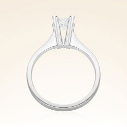 G Renk 0,40 Karat HRD Sertifikalı Tektaş Pırlanta Yüzük - 3