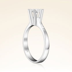 G Renk 0,40 Karat HRD Sertifikalı Tektaş Pırlanta Yüzük - 2