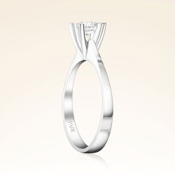 G Renk 0,40 Karat HRD Sertifikalı Tektaş Pırlanta Yüzük - 2