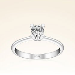 G Renk 0,40 Karat HRD Sertifikalı Tektaş Pırlanta Yüzük - 1