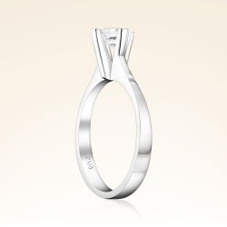 G Renk 0,40 Karat HRD Sertifikalı Tektaş Pırlanta Yüzük - 2