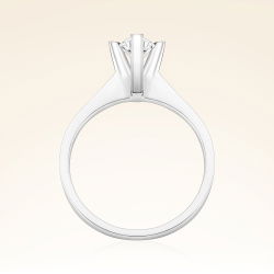 G Renk 0,40 Karat HRD Sertifikalı Tektaş Pırlanta Yüzük - 3