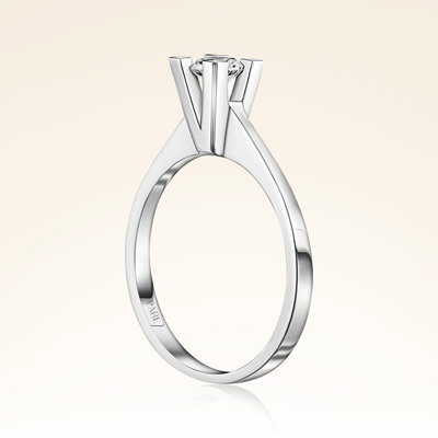 G Renk 0,40 Karat HRD Sertifikalı Tektaş Pırlanta Yüzük - Pare Pırlanta