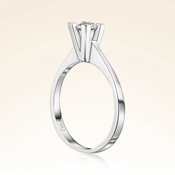 G Renk 0,40 Karat HRD Sertifikalı Tektaş Pırlanta Yüzük - Pare Pırlanta