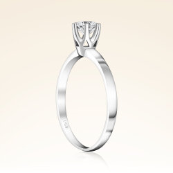 G Renk 0,40 Karat HRD Sertifikalı Tektaş Pırlanta Yüzük - 2