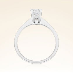 G Renk 0,40 Karat HRD Sertifikalı Tektaş Pırlanta Yüzük - 3