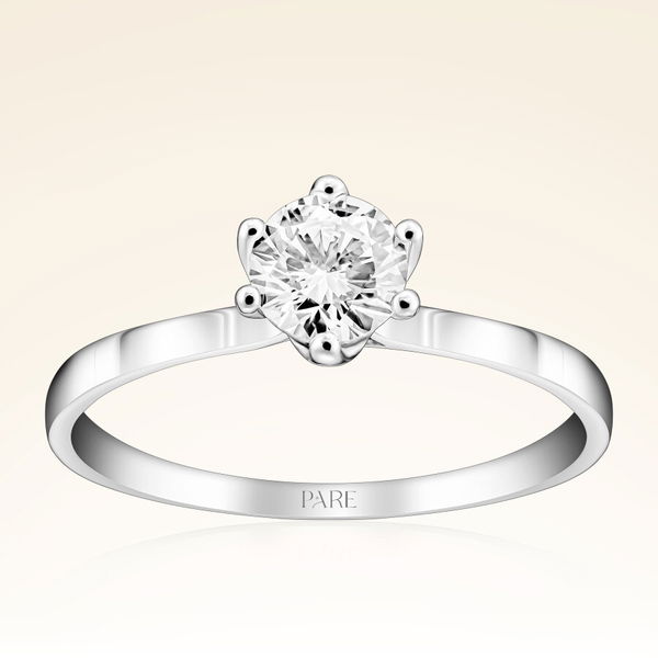 G Renk 0,50 Karat GIA Sertifikalı Tektaş Pırlanta Yüzük - Pare Pırlanta