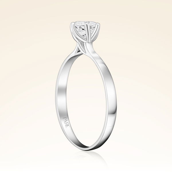 G Renk 0,50 Karat GIA Sertifikalı Tektaş Pırlanta Yüzük - Pare Pırlanta