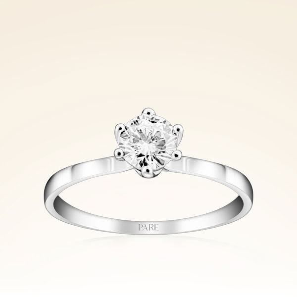 G Renk 0,50 Karat GIA Sertifikalı Tektaş Pırlanta Yüzük - Pare Pırlanta