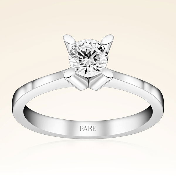 G Renk 0,50 Karat GIA Sertifikalı Tektaş Pırlanta Yüzük - Pare Pırlanta