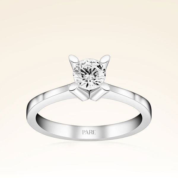 G Renk 0,50 Karat GIA Sertifikalı Tektaş Pırlanta Yüzük - Pare Pırlanta