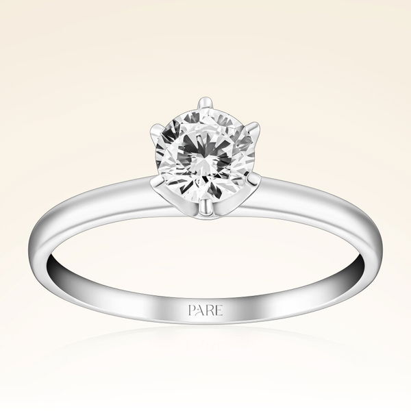 G Renk 0,50 Karat GIA Sertifikalı Tektaş Pırlanta Yüzük - Pare Pırlanta