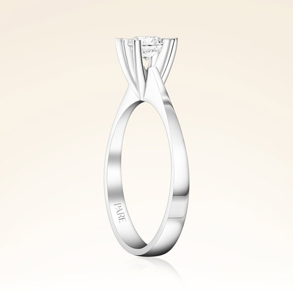 G Renk 0,50 Karat HRD Sertifikalı Tektaş Pırlanta Yüzük - Pare Pırlanta